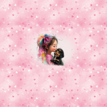 Cute Rainbow Girl Panel 8